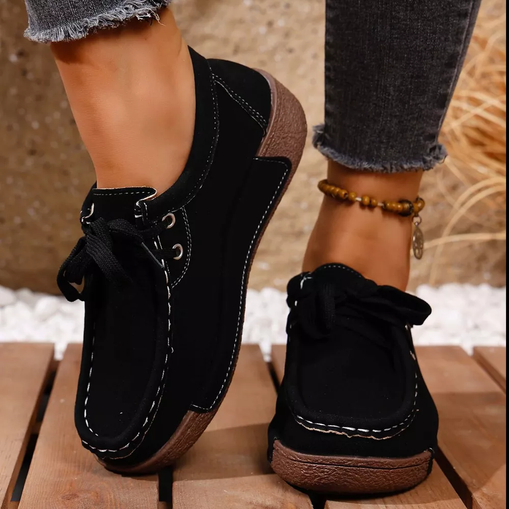 Lace-Up Casual Loafers, image 4