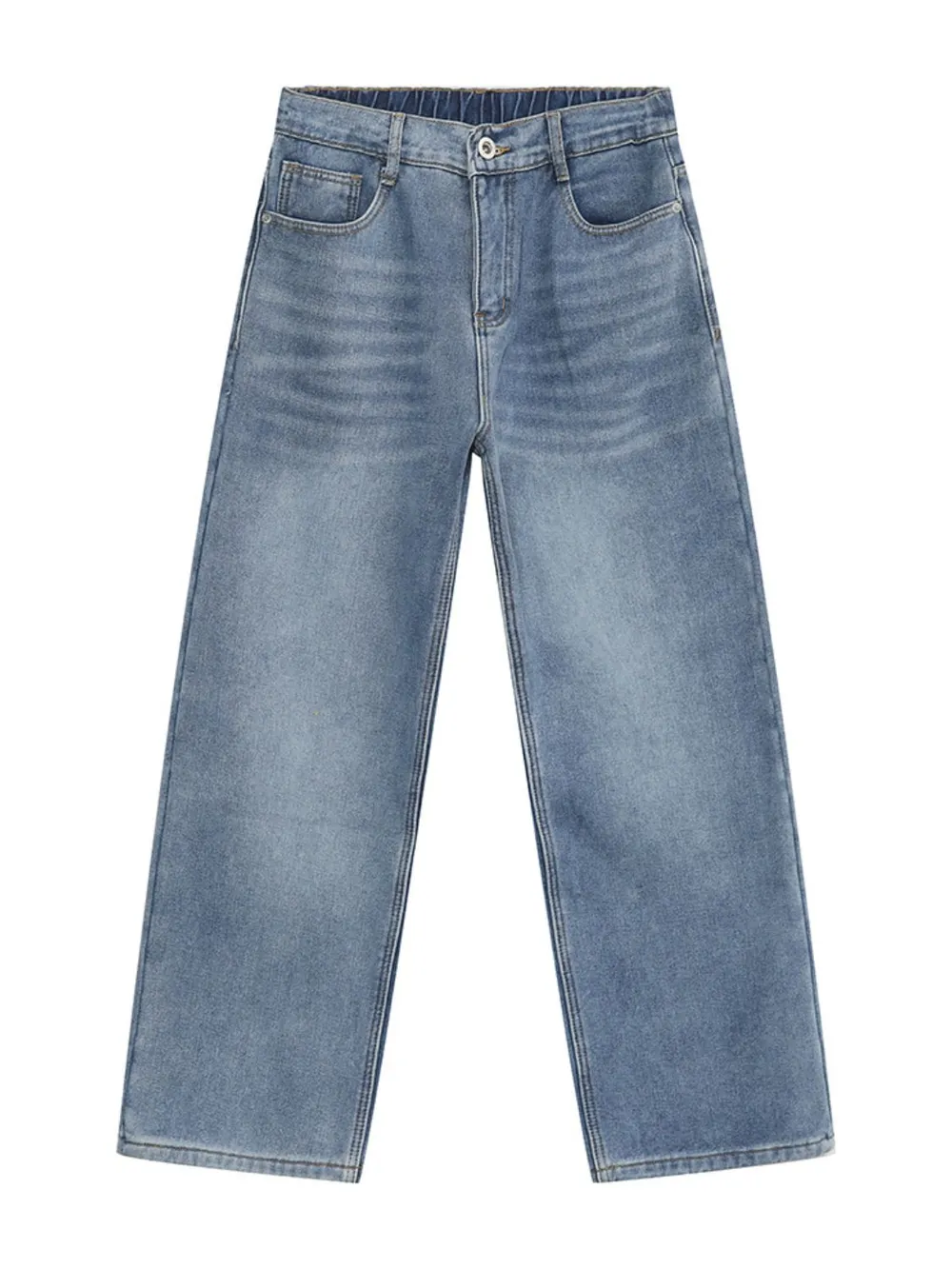 Men's Baggy Jeans with Pockets, image 8