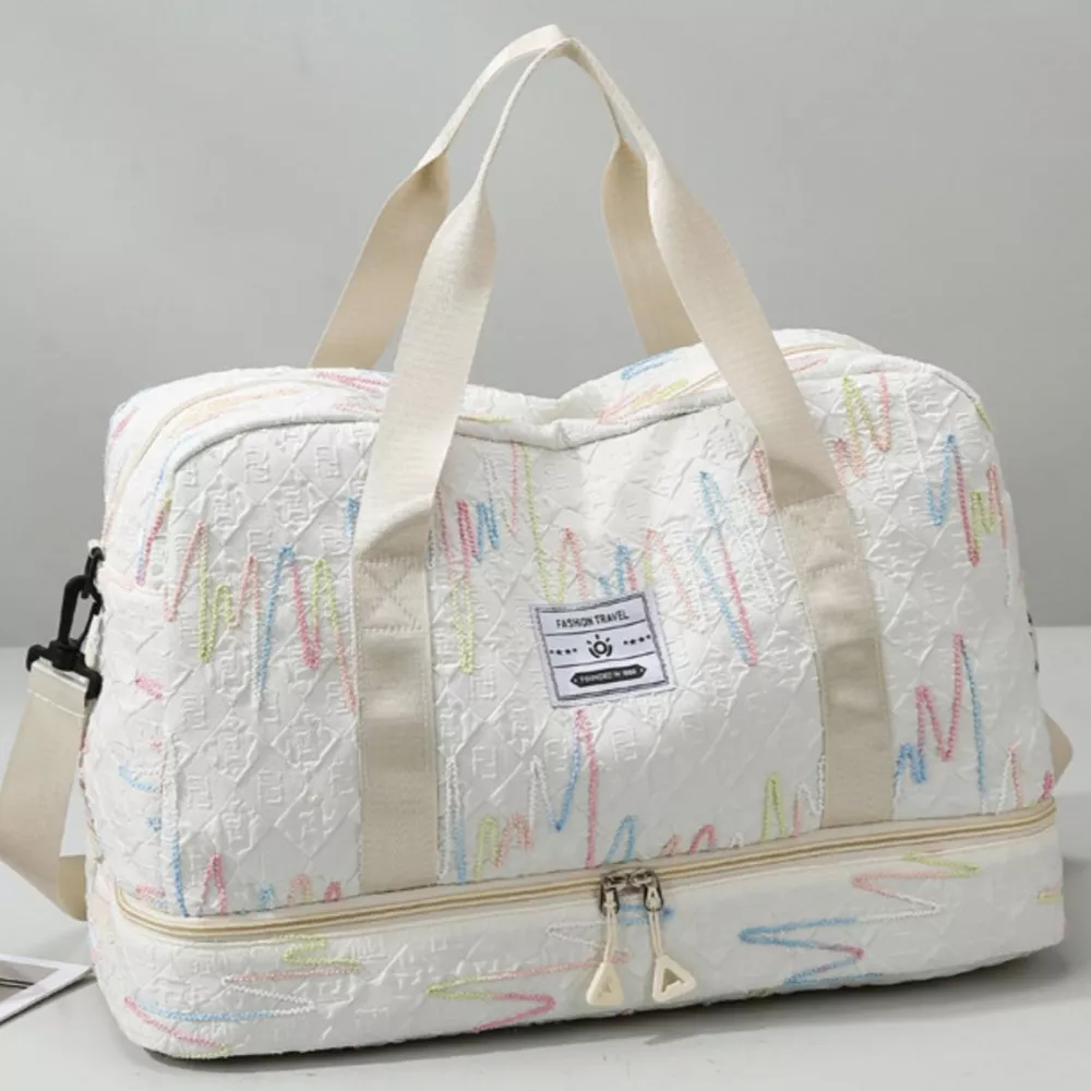 Textured Duffel Bag