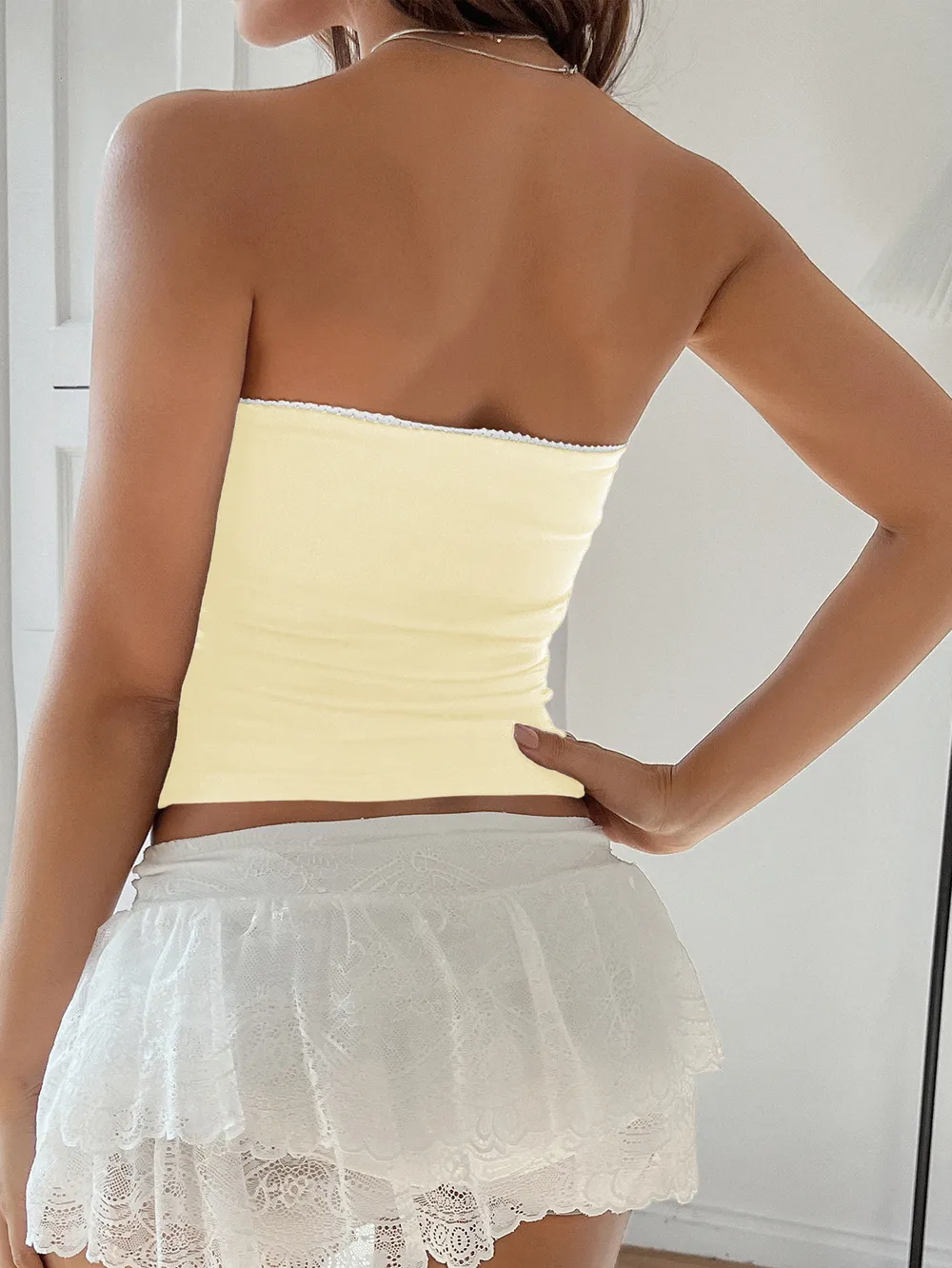 Bow Detail Tube Top, image 19