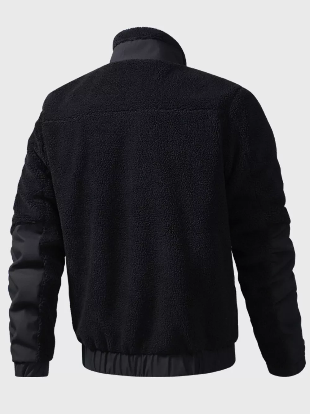 Men's Sherpa Fleece Zip-Up Jacket, image 6