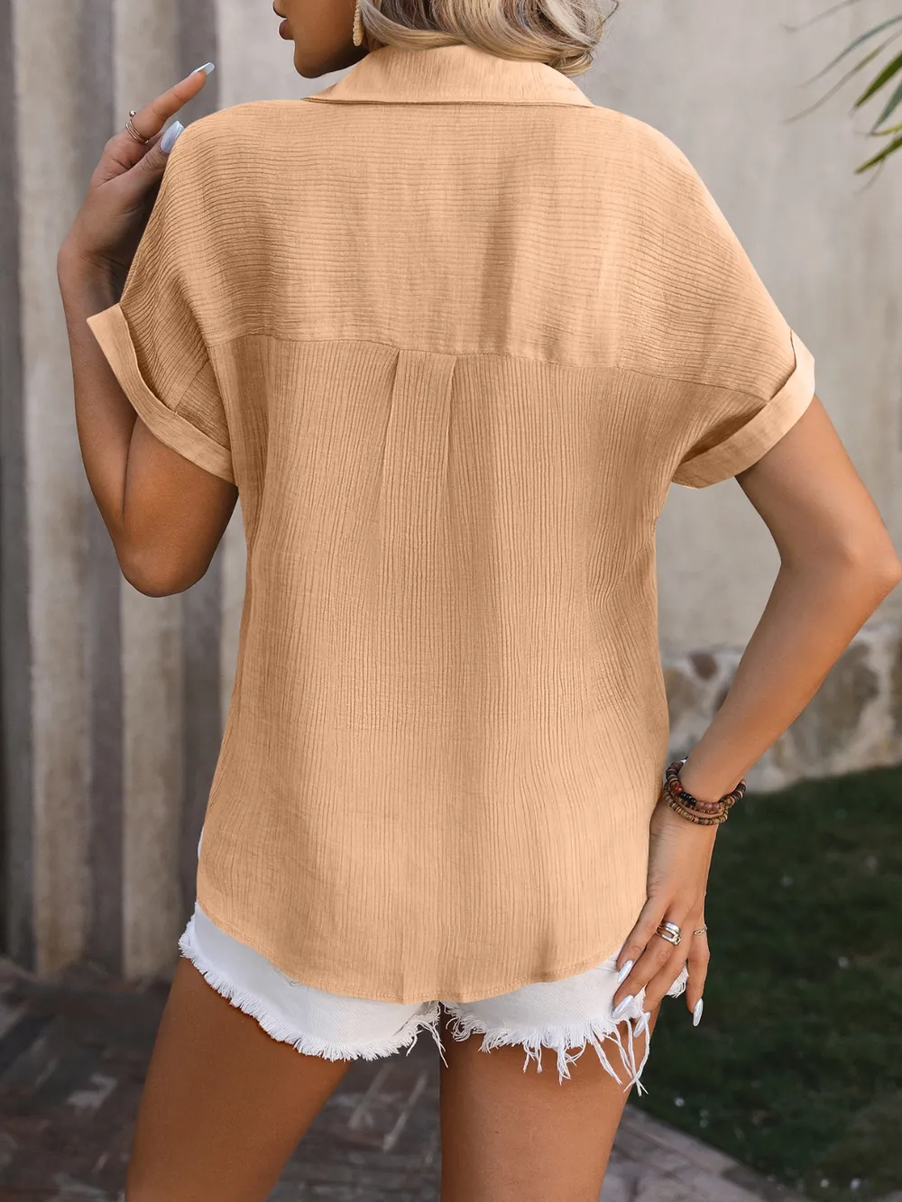 Button Up Short Sleeve Shirt, image 20