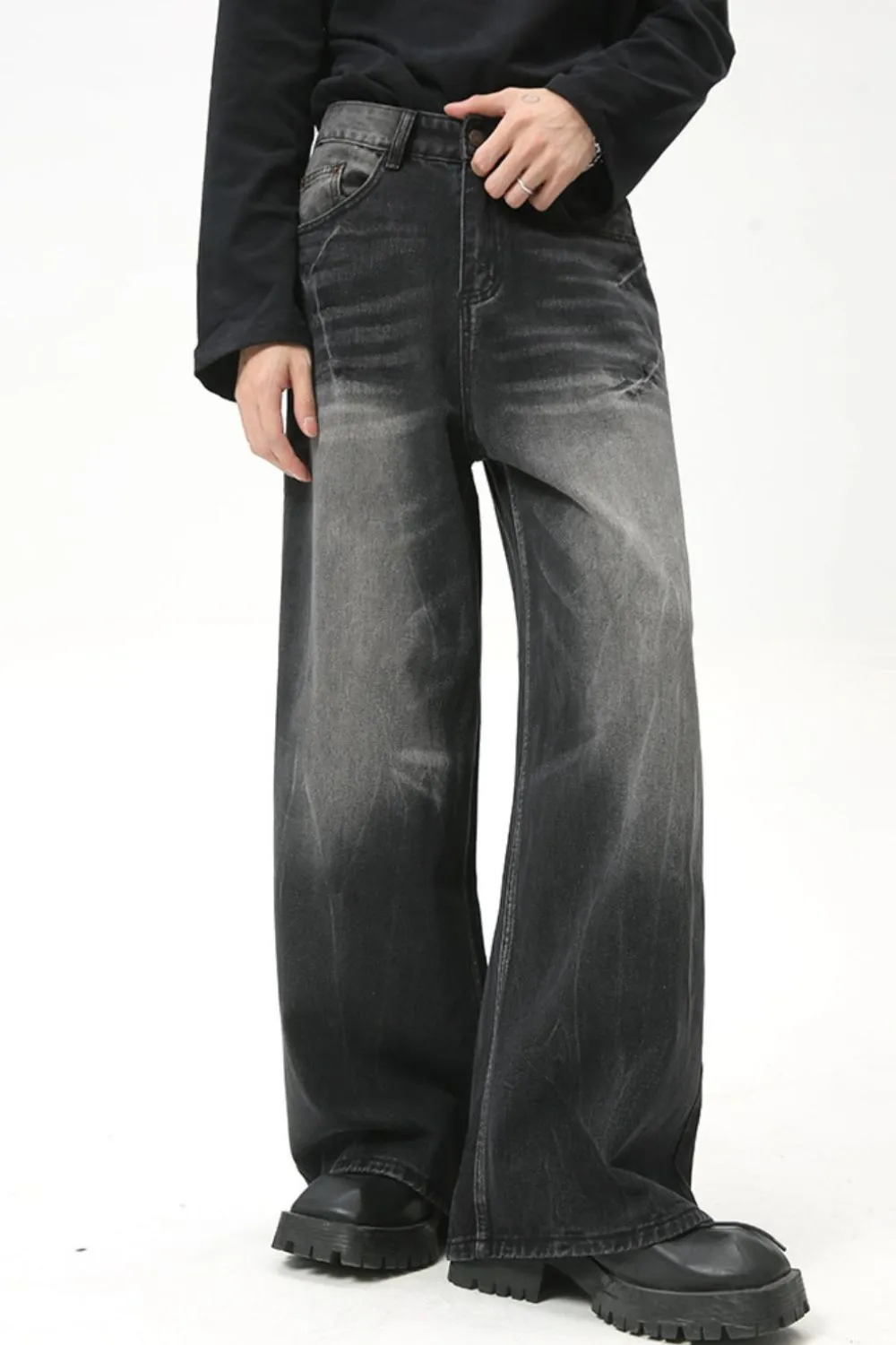 Men's Cat's Whisker Wide Leg Jeans