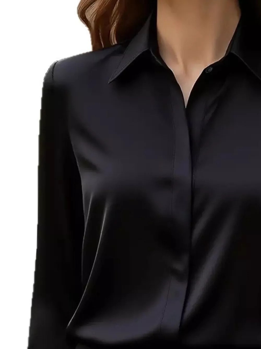 Button Down Collared Neck Long Sleeve Shirt, image 6