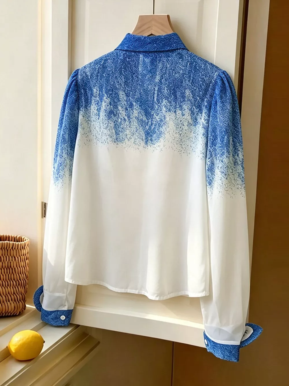 Flower Gradient Button Up Shirt, image 4