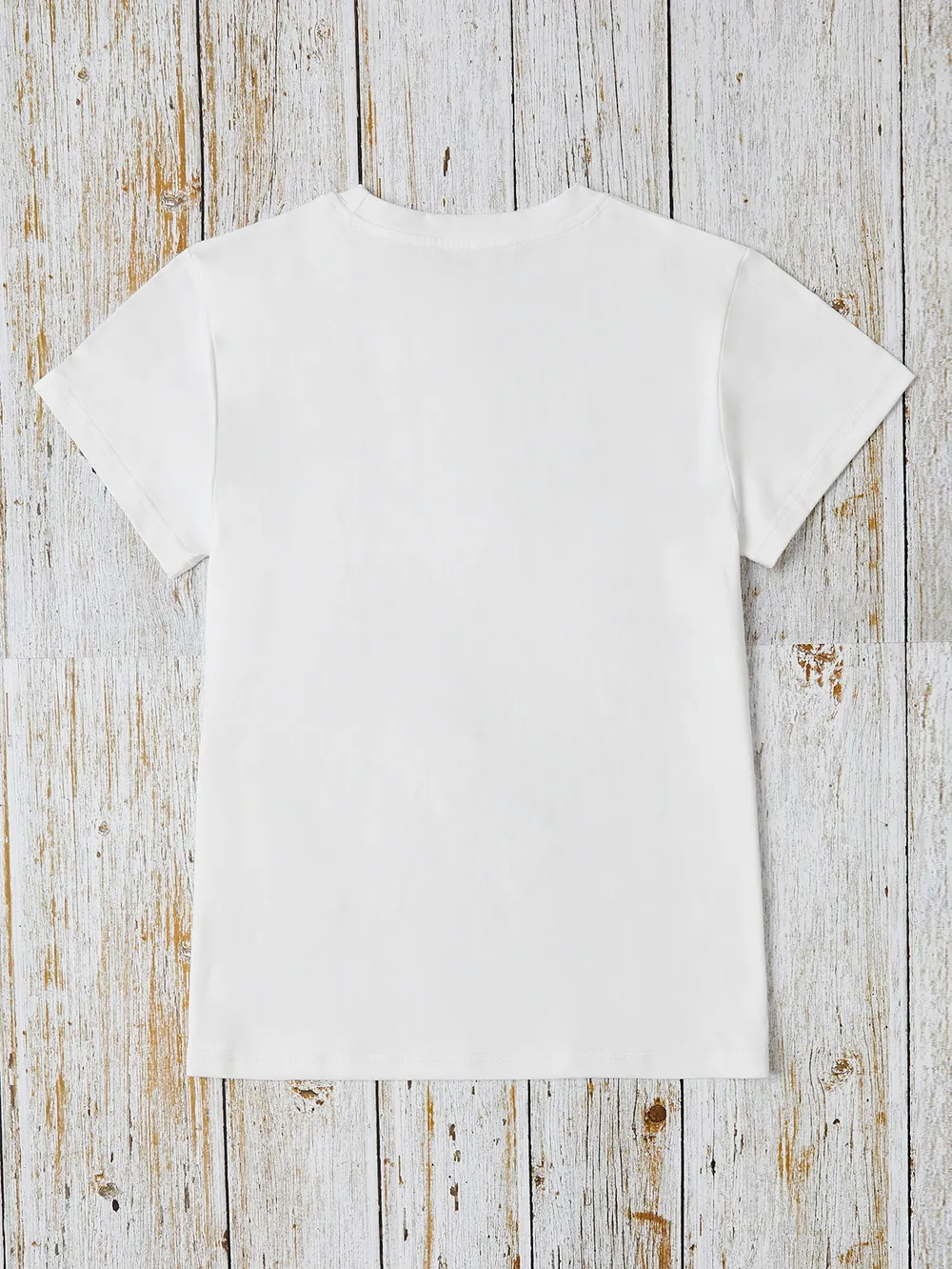 Letter Graphic Round Neck Short Sleeve T-Shirt, image 23