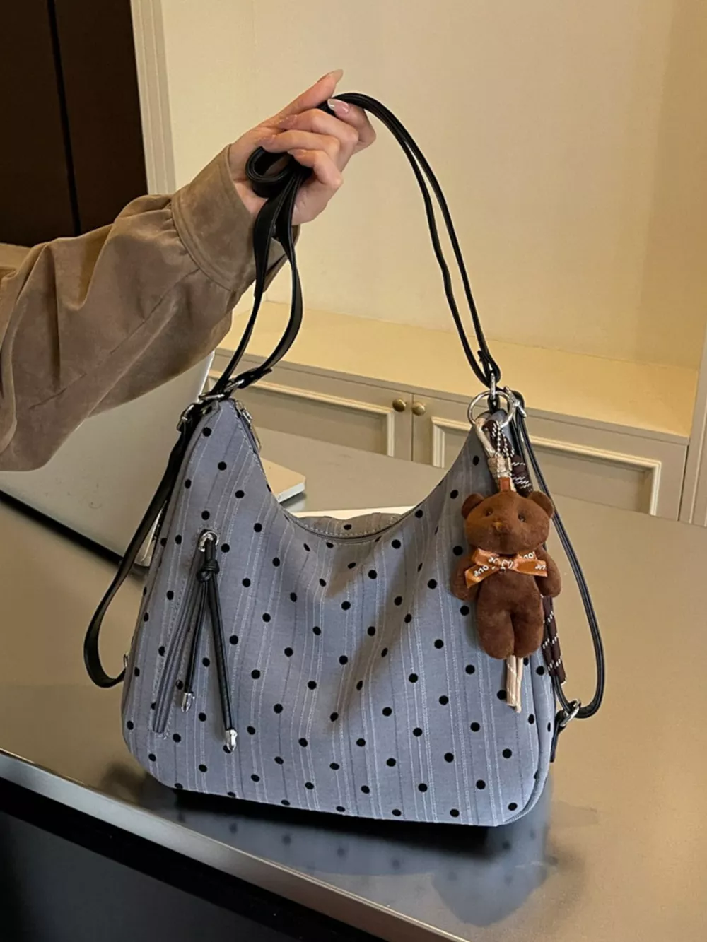 Polka Dot Shoulder Bag, image 2