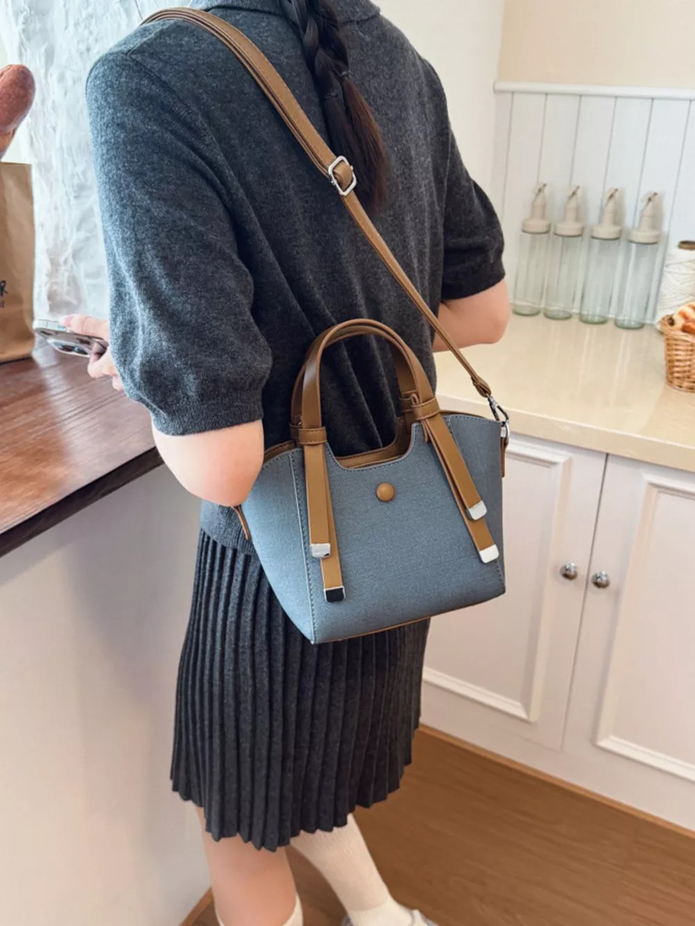 Adjustable Strap Crossbody Bag, image 5