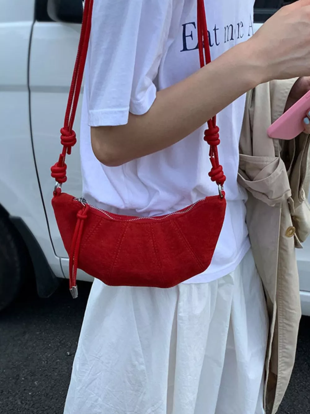 Spaghetti Strap Crossbody Bag, image 3