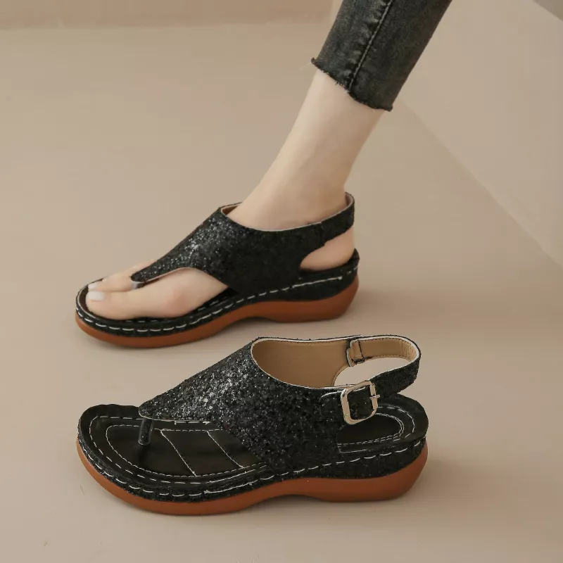 Toe Post Wedge Sandals, image 13