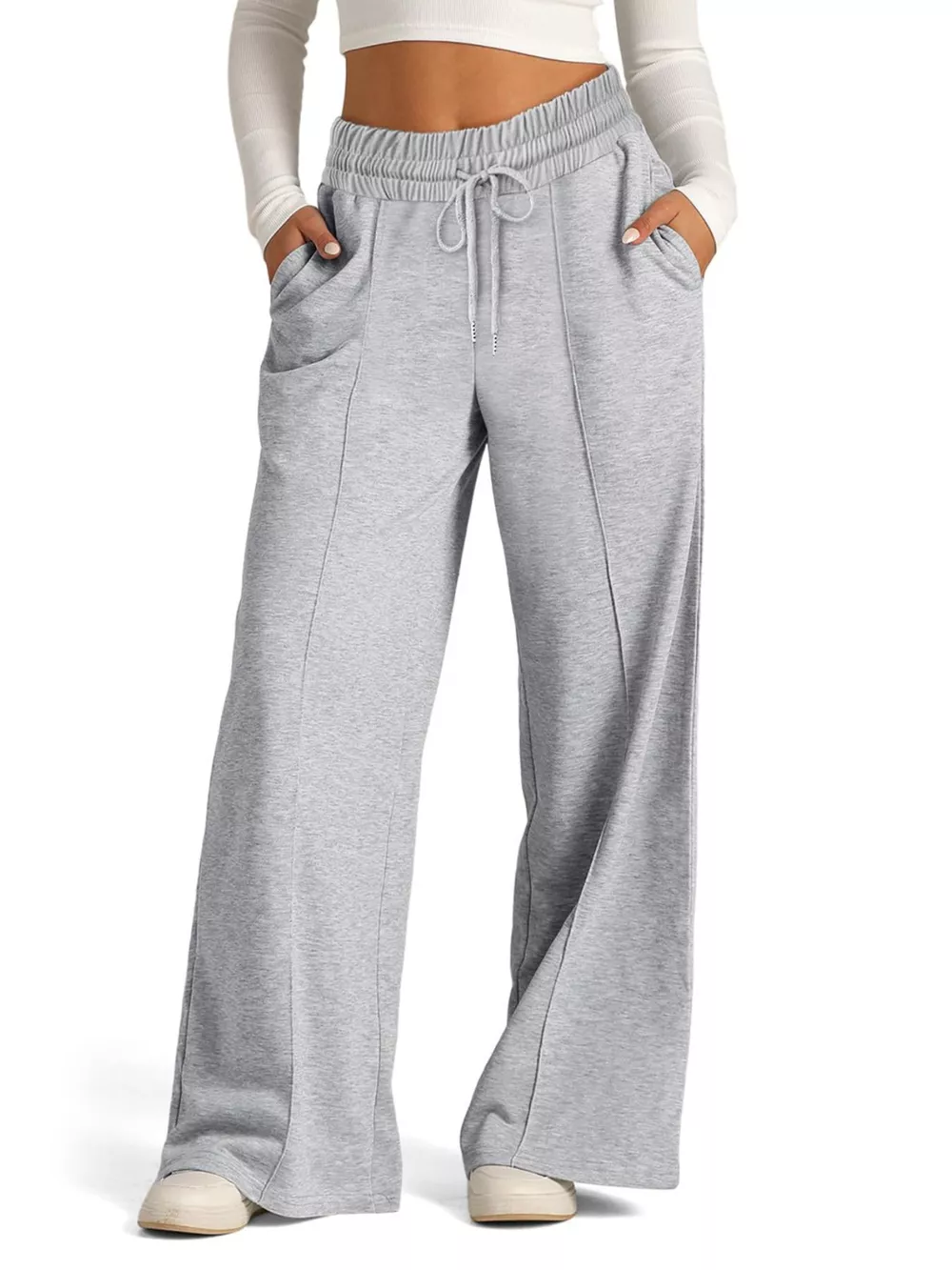 Wide Leg Drawstring Pants, image 25