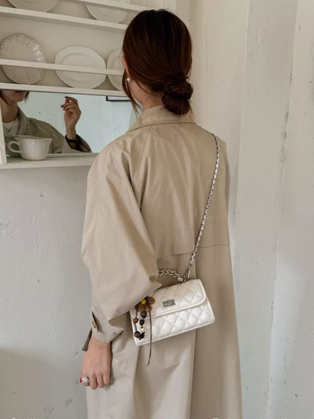 Quilted Flap Crossbody Bag, image 10
