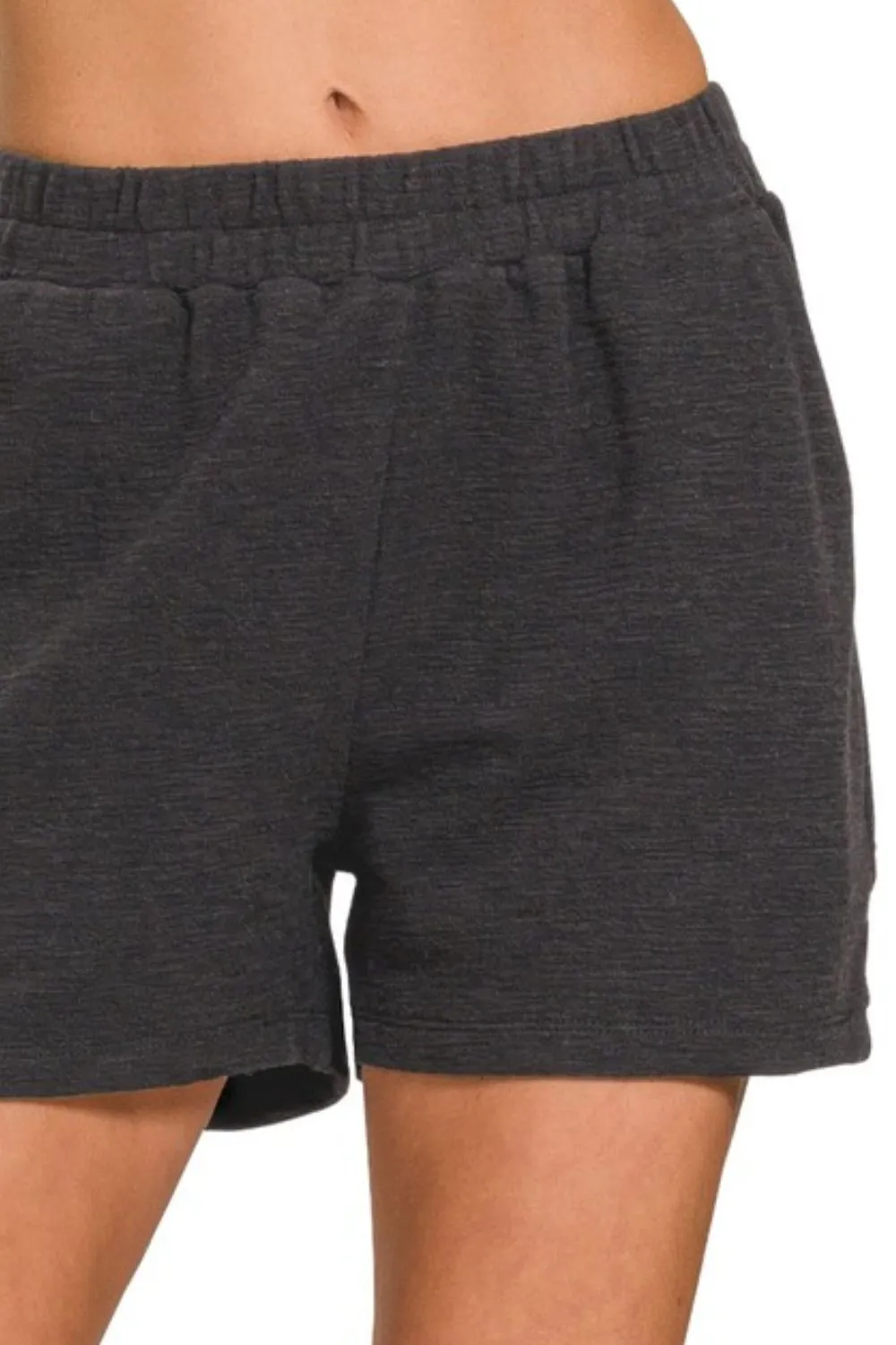 Cotton Slub Short Pants, image 3
