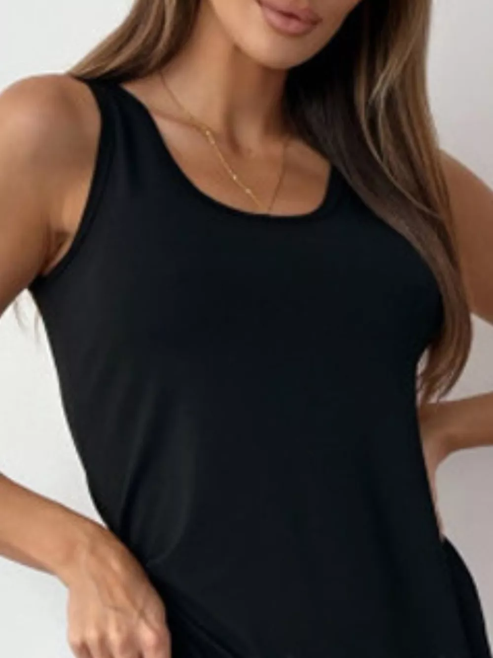 Sleeveless Tulle Hem Mini Dress, image 4
