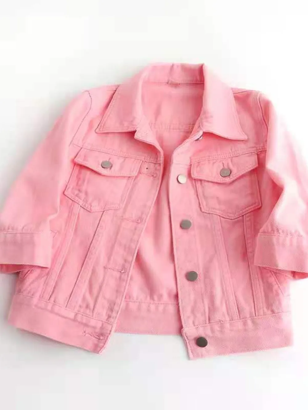 Full Size Cropped Denim Jacket Plus Size, image 22