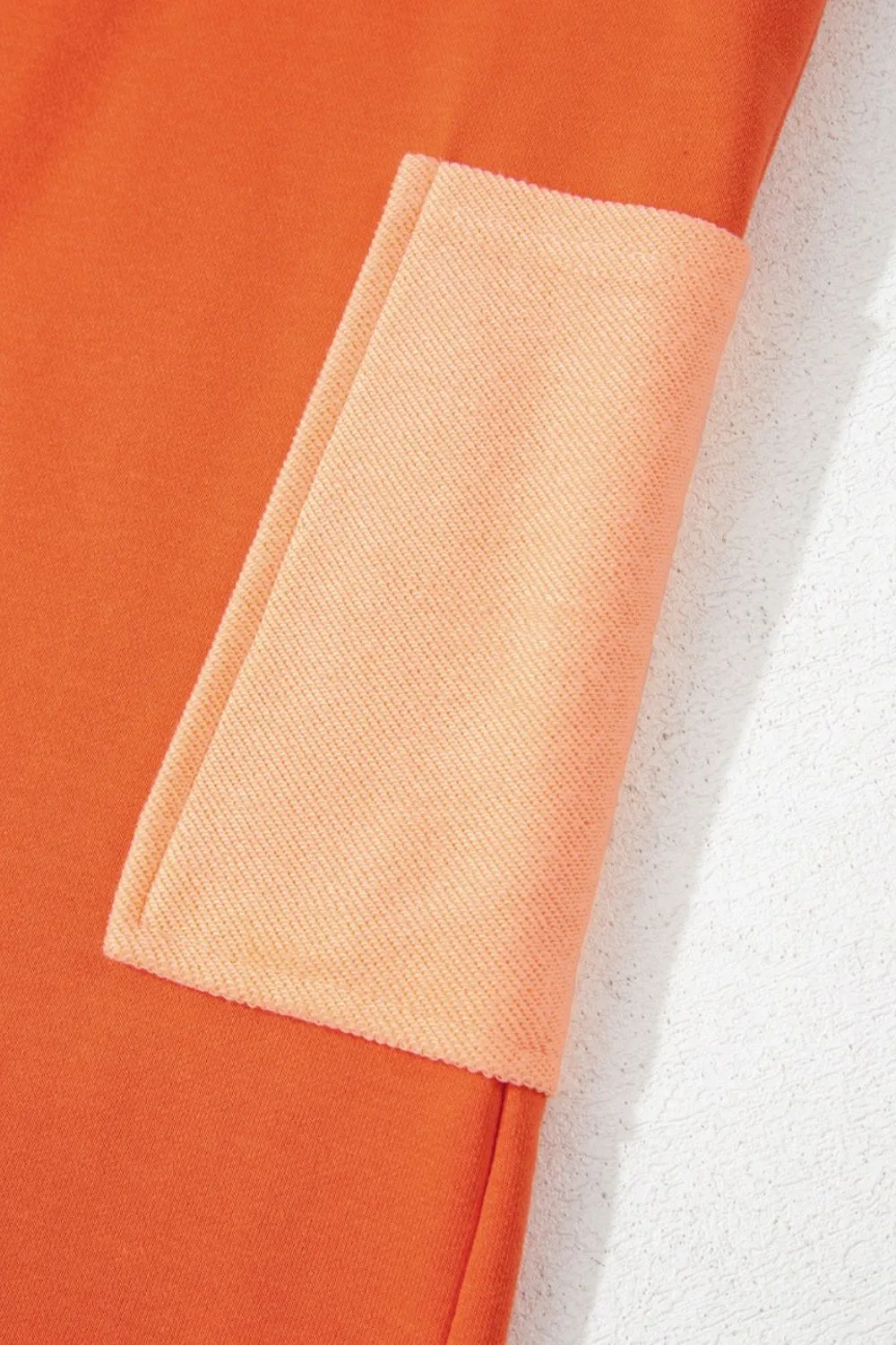 Two-Tone Short Sleeve V Neck Patched Pocket Romper, image 11