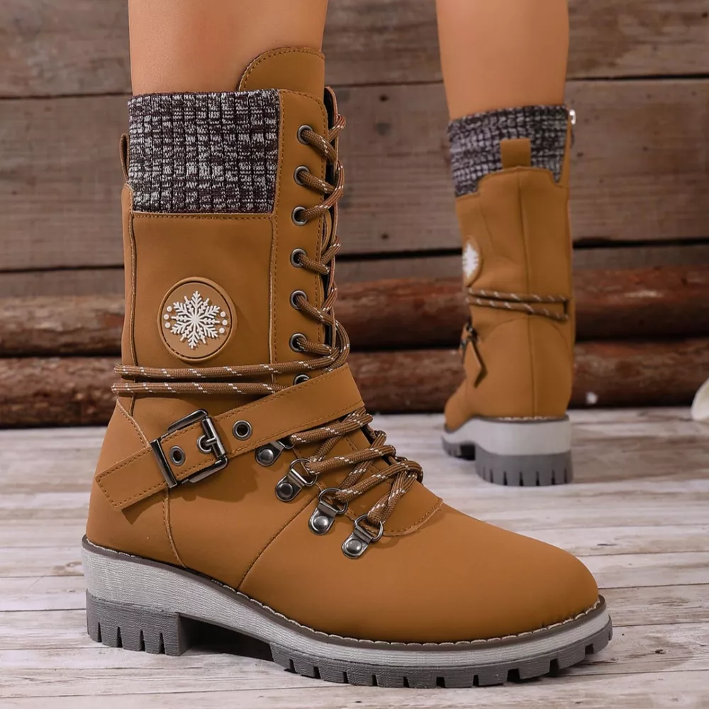 Lace-Up Ankle Combat Boots, image 12