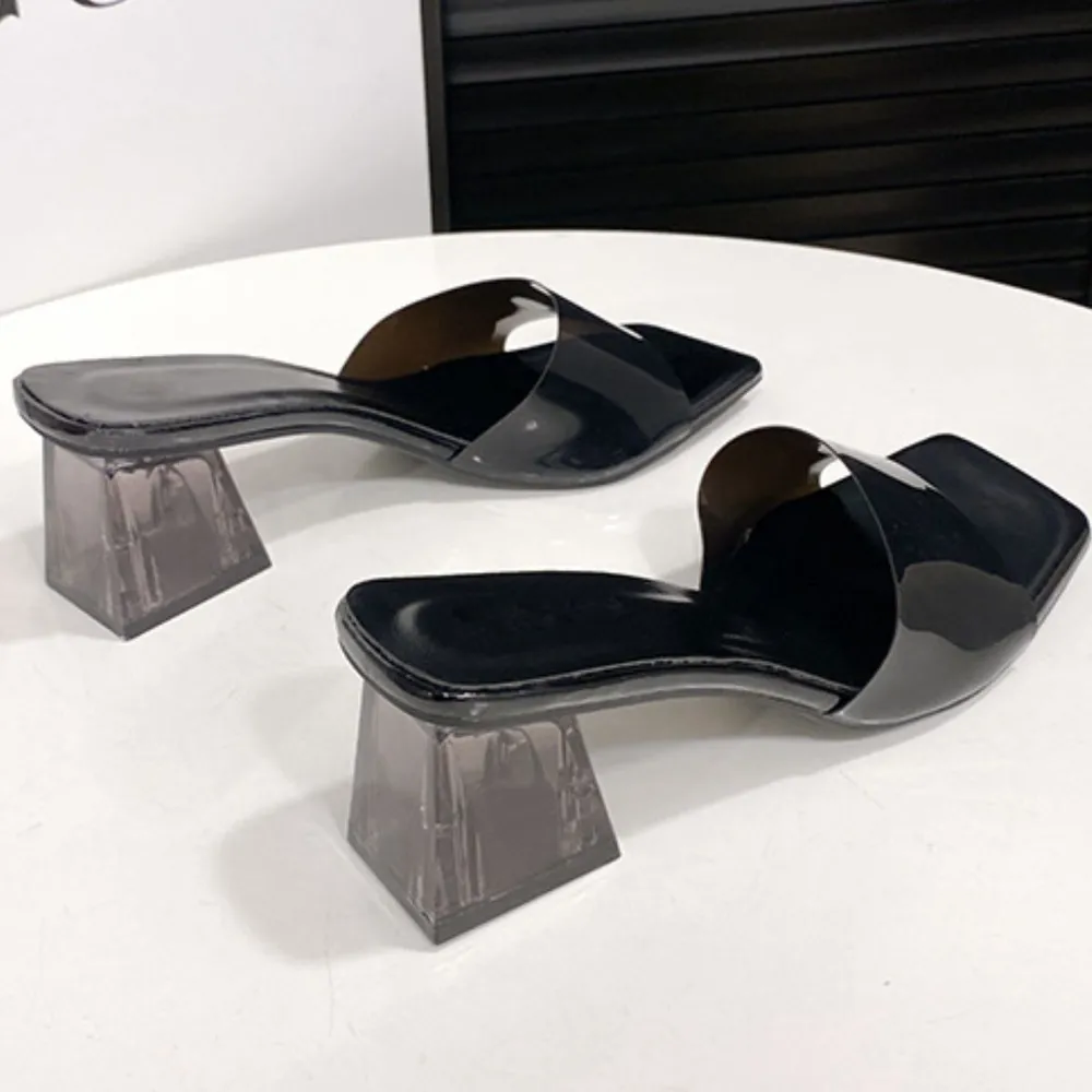 Open Toe Block Heel Sandals, image 4