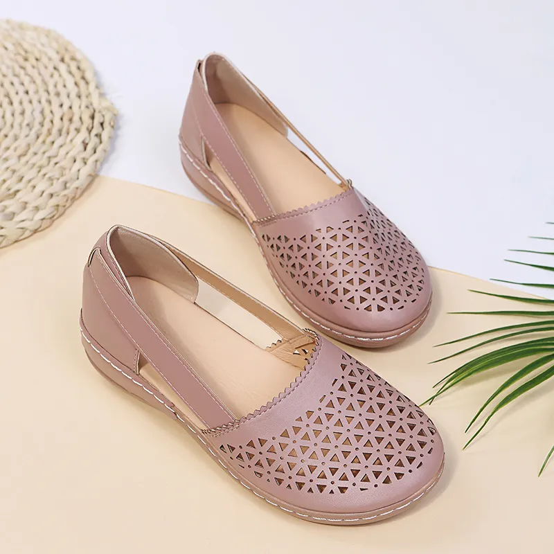 Cutout Round Toe Slip-Ons, image 21