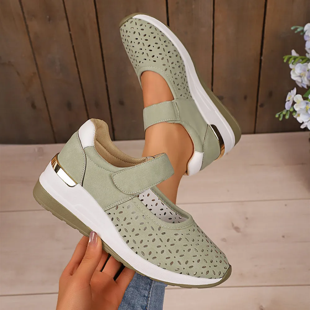 Breathable Wedge Sandals, image 7