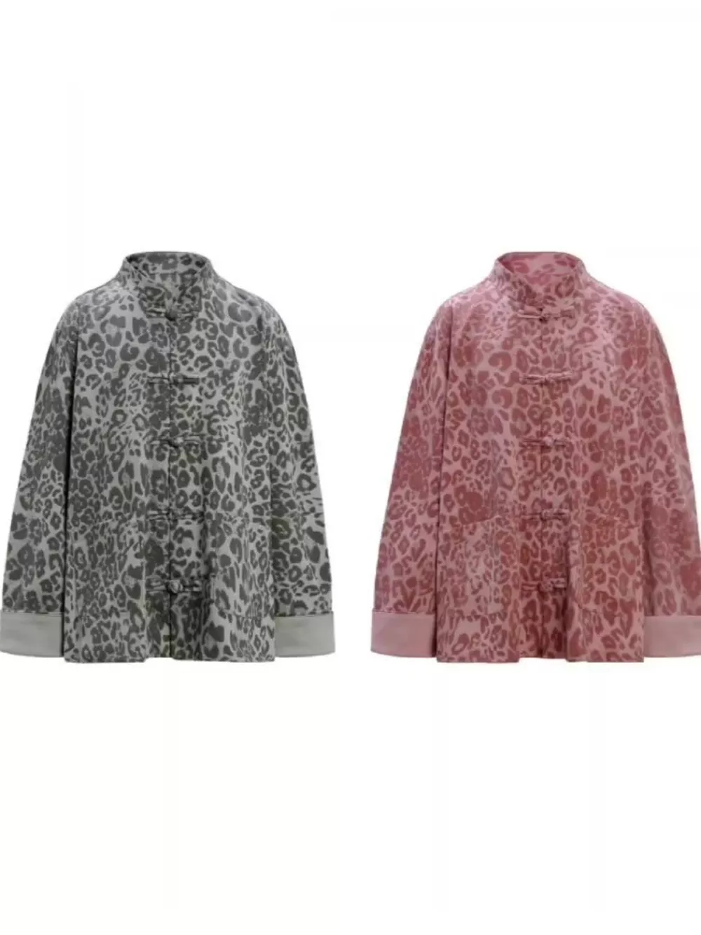 Men's Leopard Button Up Long Sleeve Shirt, image 5