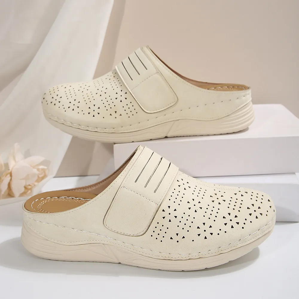 Round Toe Wedge Sandals, image 10