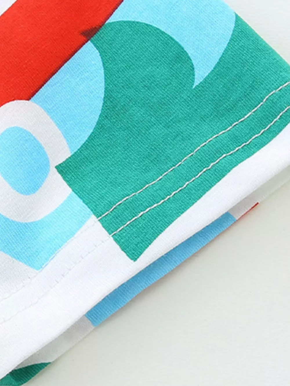 Children's Fish Print Round Neck Tee, image 5
