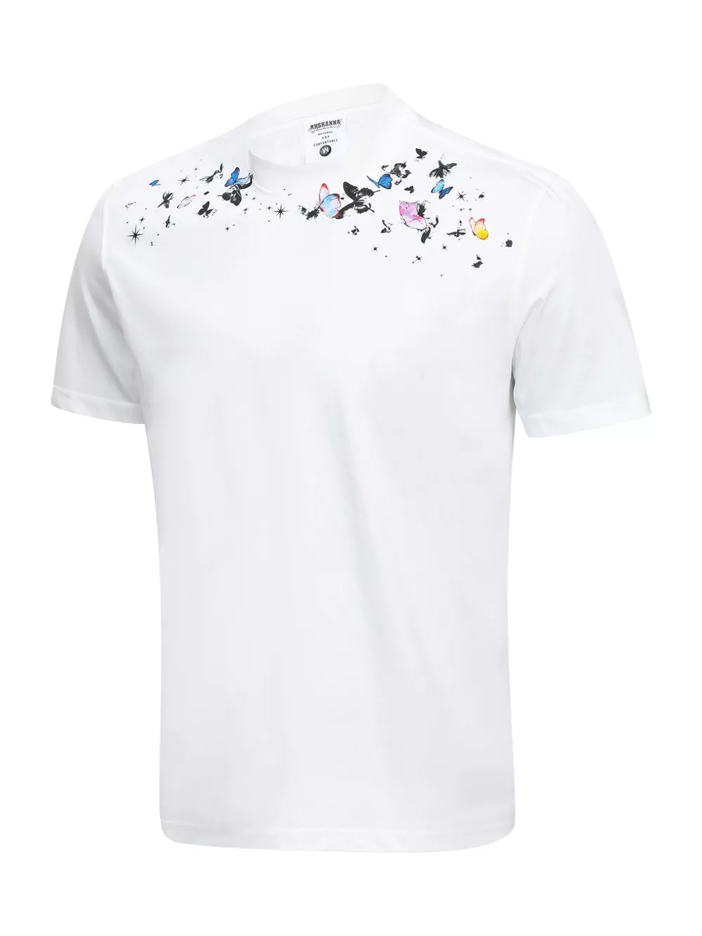 Men's Butterfly Graphic Round Neck T-Shirt, image 11