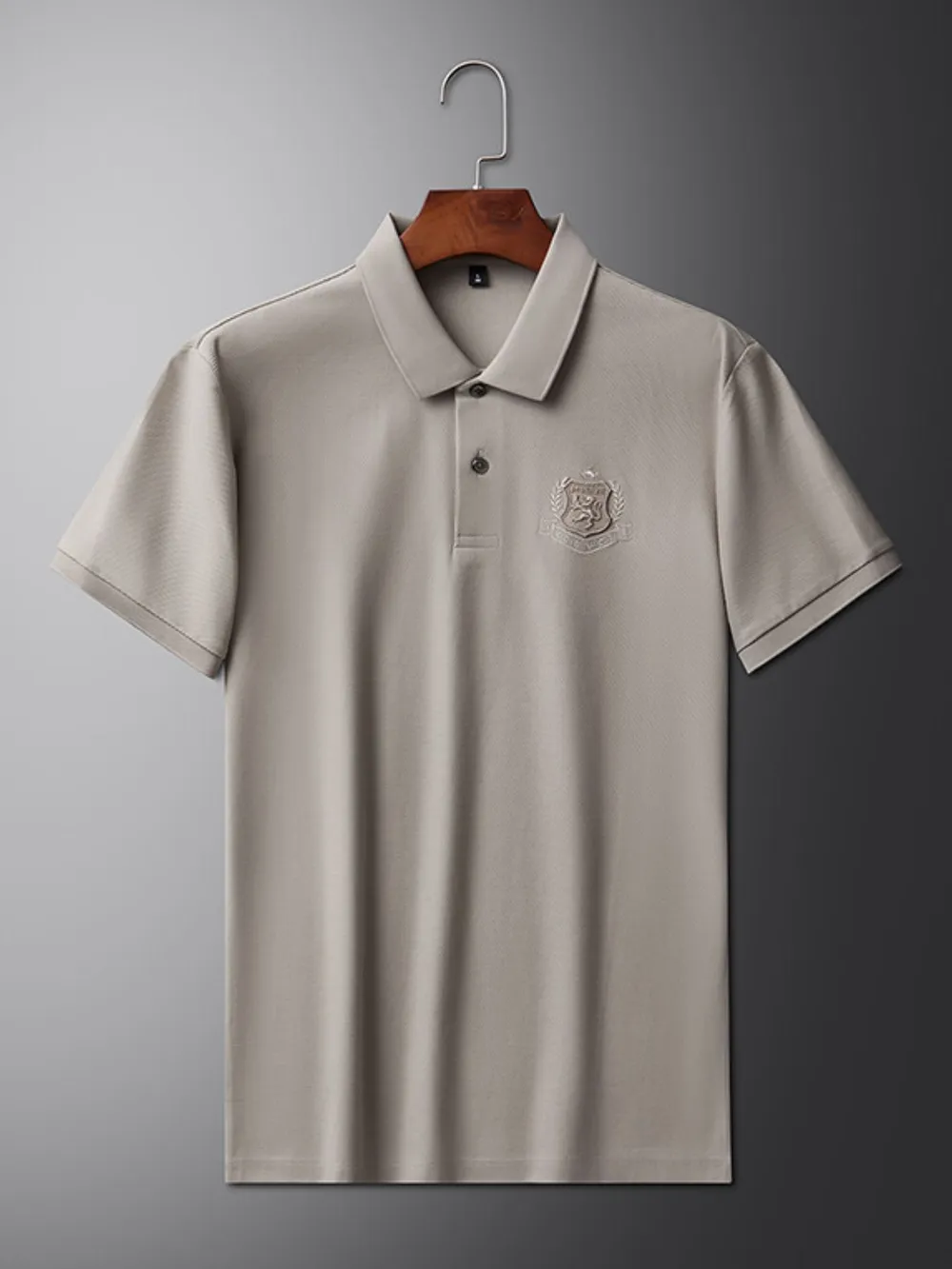 Men's Plus Size Embroidered Logo Short Sleeve Polo, image 10