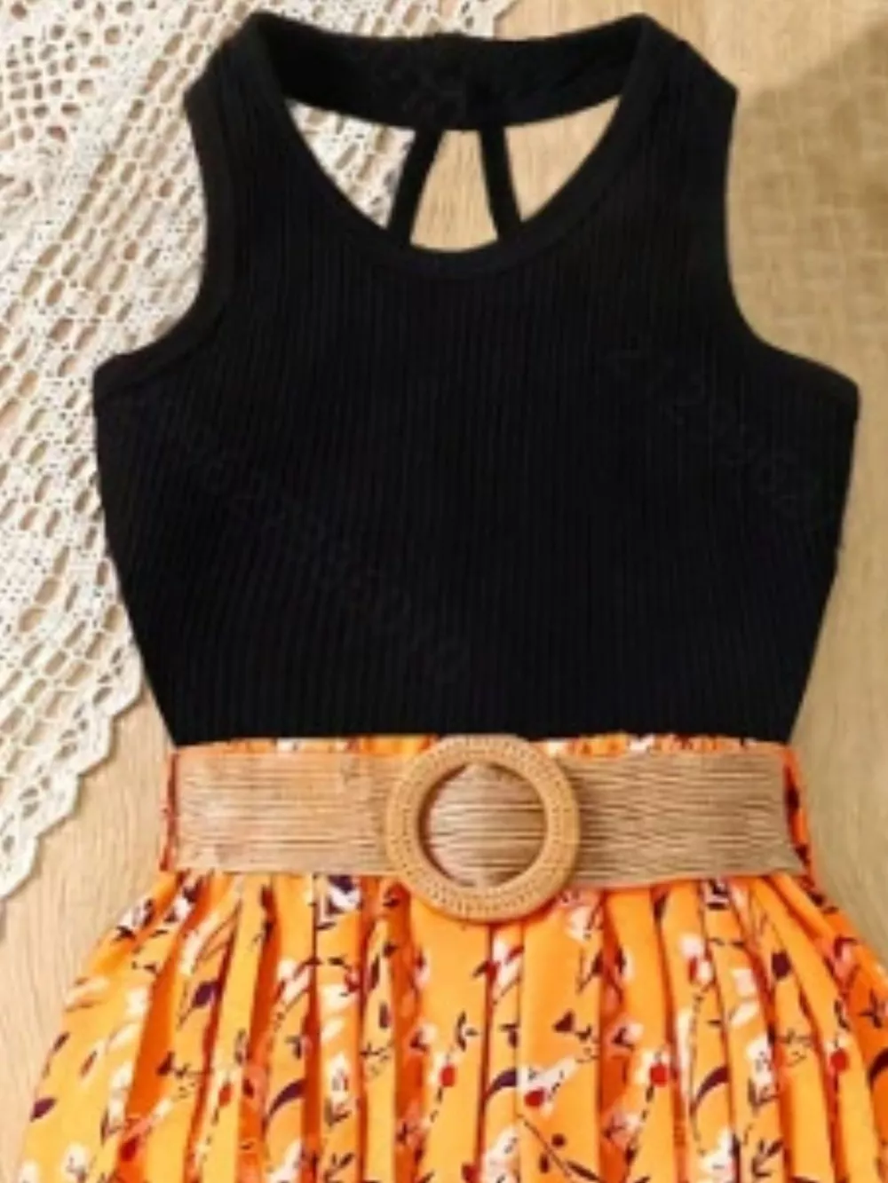 Children's Sleeveless Top & Wide Leg Pants Set, image 6