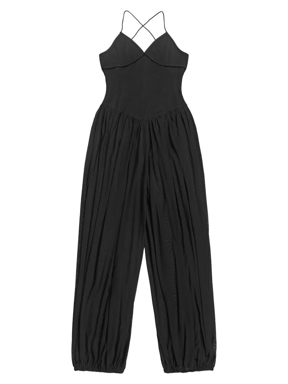 Spaghetti Strap Wide-Leg Jumpsuit, image 6