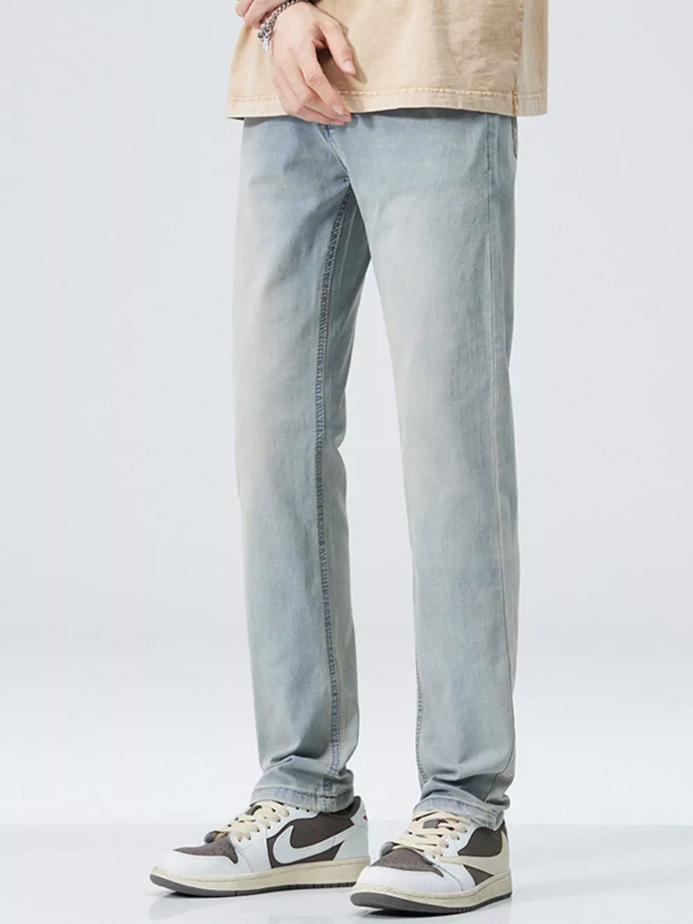 Men's Classic Straight Fit Jeans, image 6