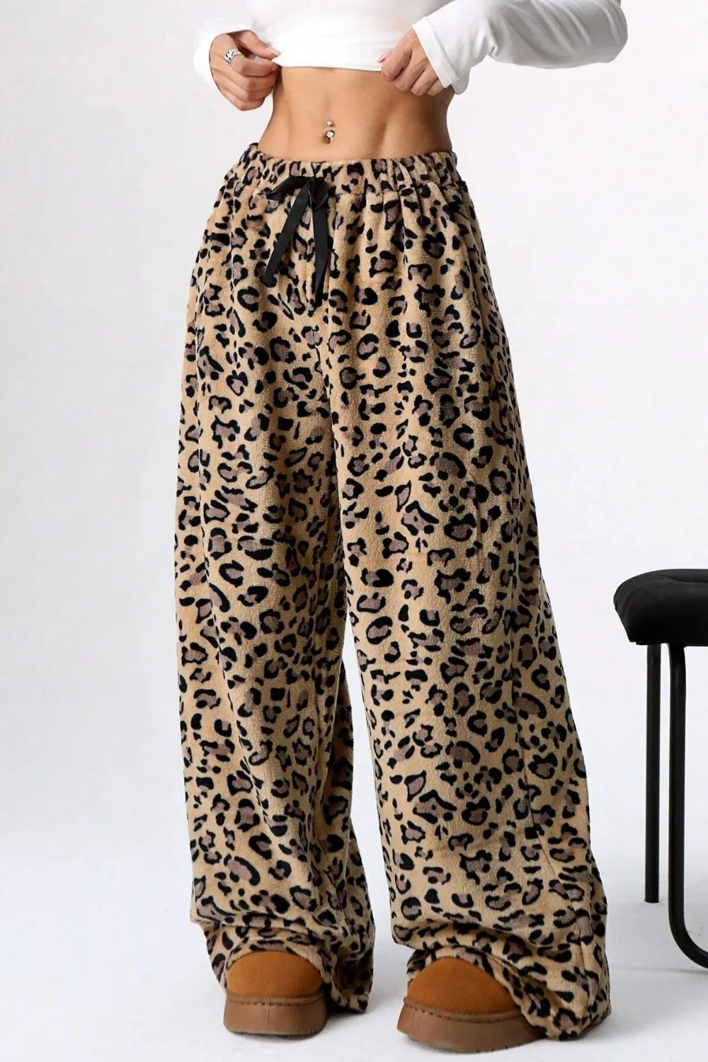 Leopard Wide Leg Pants, image 2