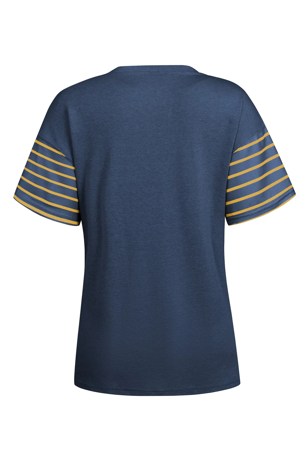 Striped Round Neck Short Sleeve T-Shirt, image 18