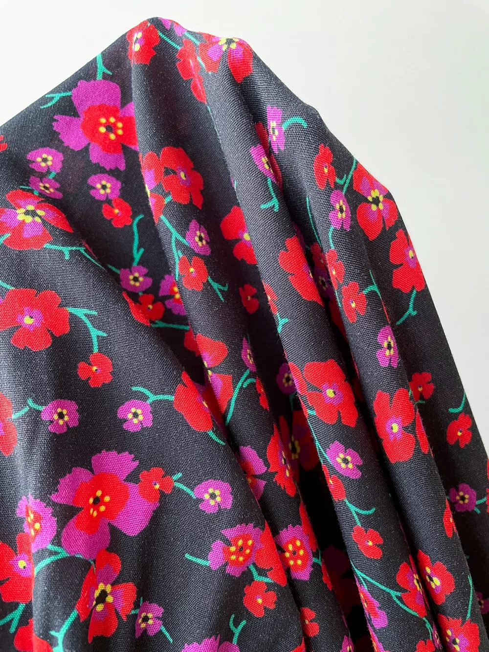 Plus Size Floral Square Neck Short Sleeve Dress, image 6