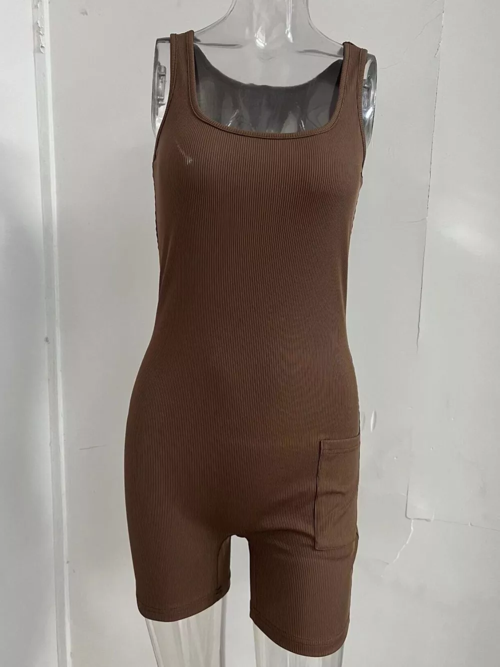 Wide Strap Slim Fit Romper, image 6