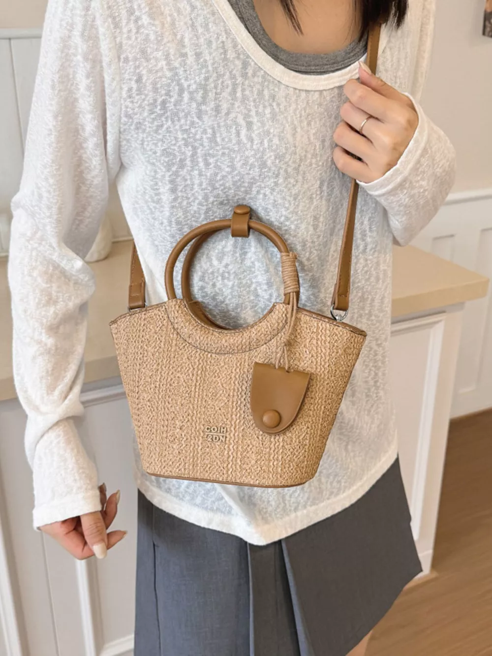 Top Handle Crossbody Bag, image 6
