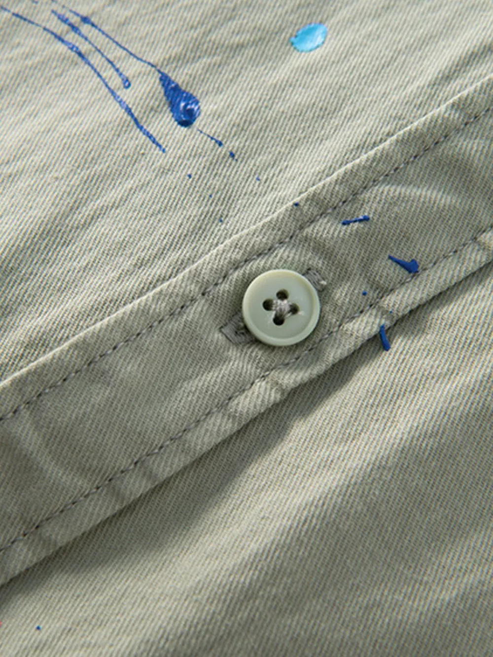Men's Plus Size Button Up Short Sleeve Shirt, image 2