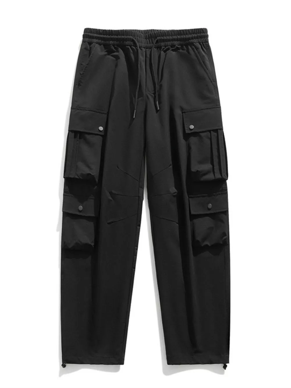 Men's Plus Size Loose Fit Multi-Pocket Cargo Pants, image 4