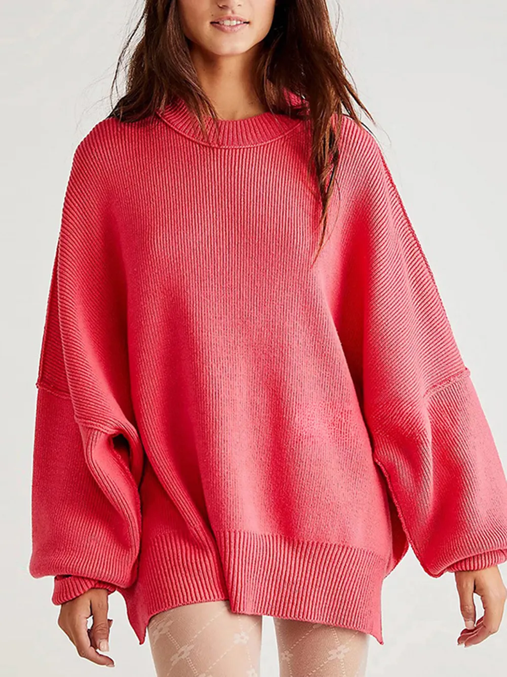 Round Neck Long Sleeve Sweater, image 6