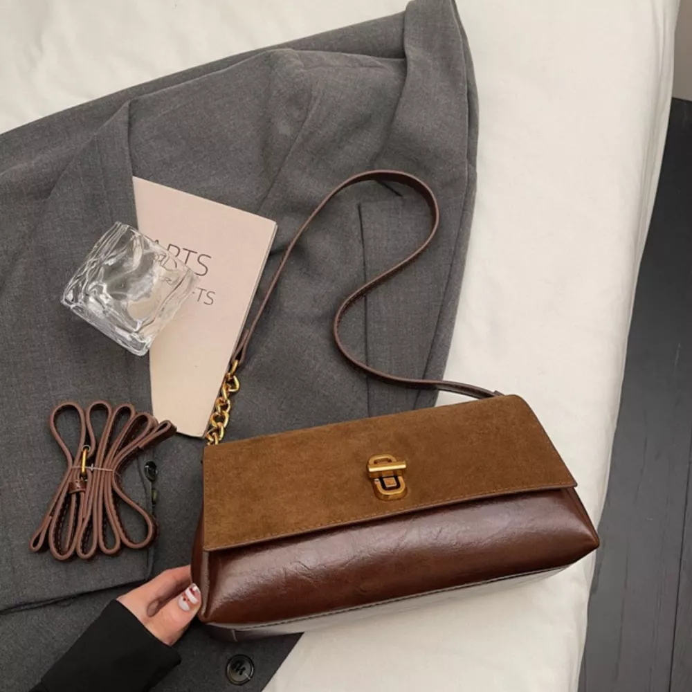 Chain Strap Flap Shoulder Bag, image 3