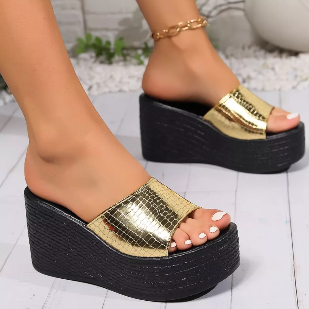 Open Toe Wedge Sandals, image 5