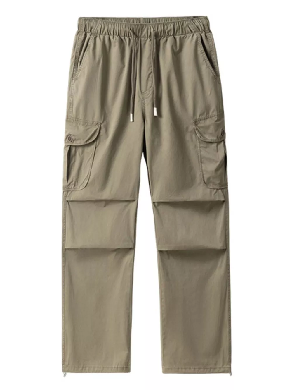 Men's Plus Size Drawstring Wide Leg Cargo Pants, image 13