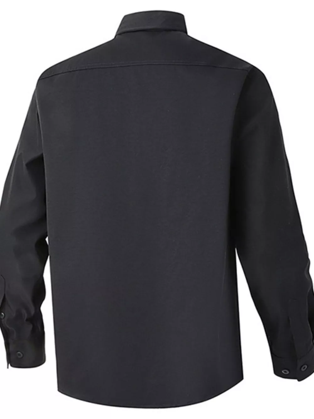 Men's Solid Color Long Sleeve Button-Up Shirt, image 3