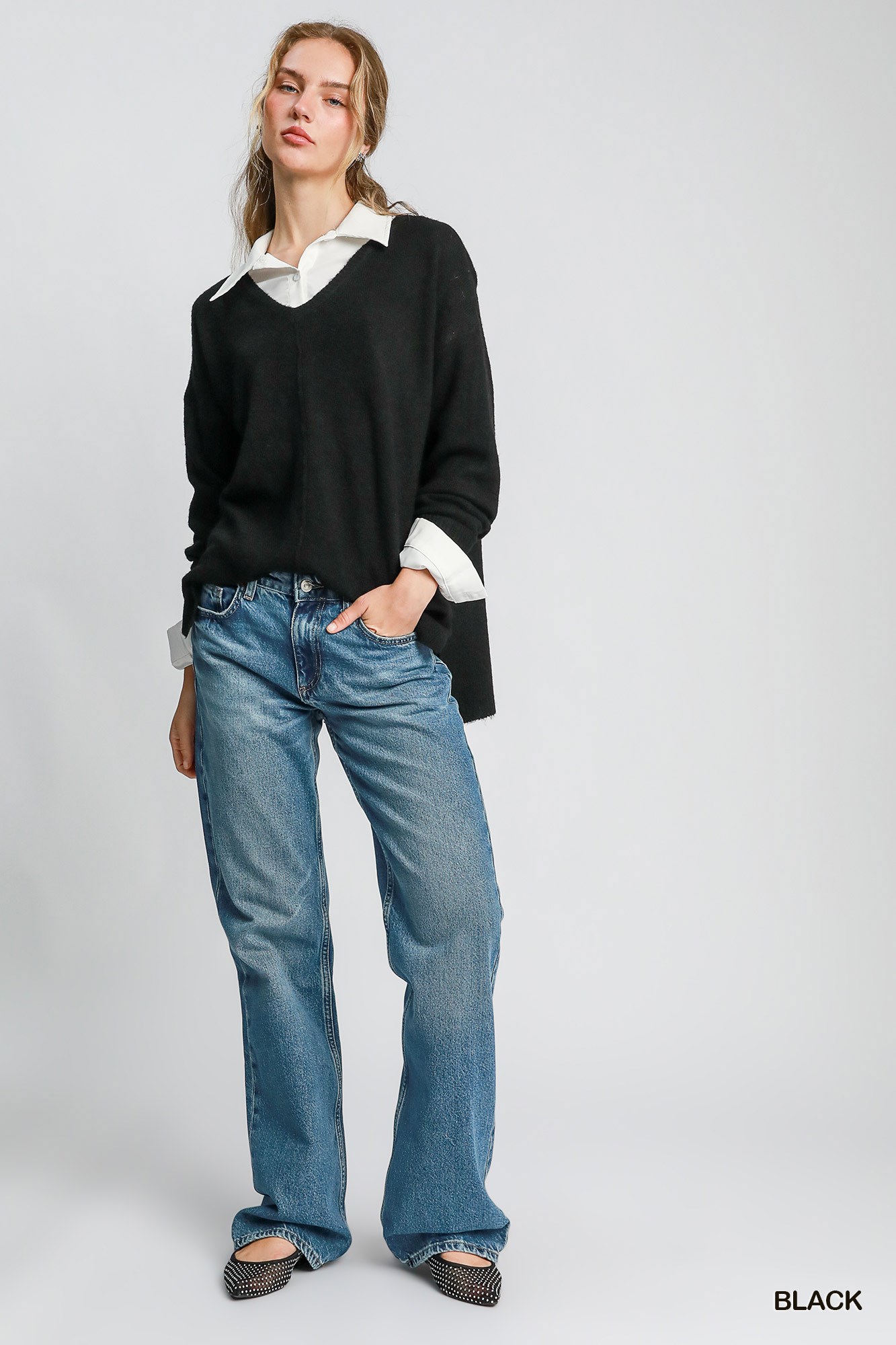 Wool Blended Pullover Sweater, image 6