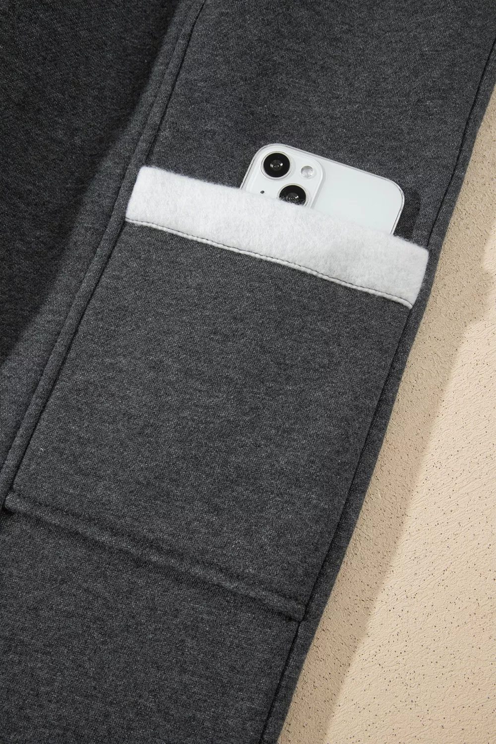 Crew Neck Long Sleeve Top and Joggers Set, image 14