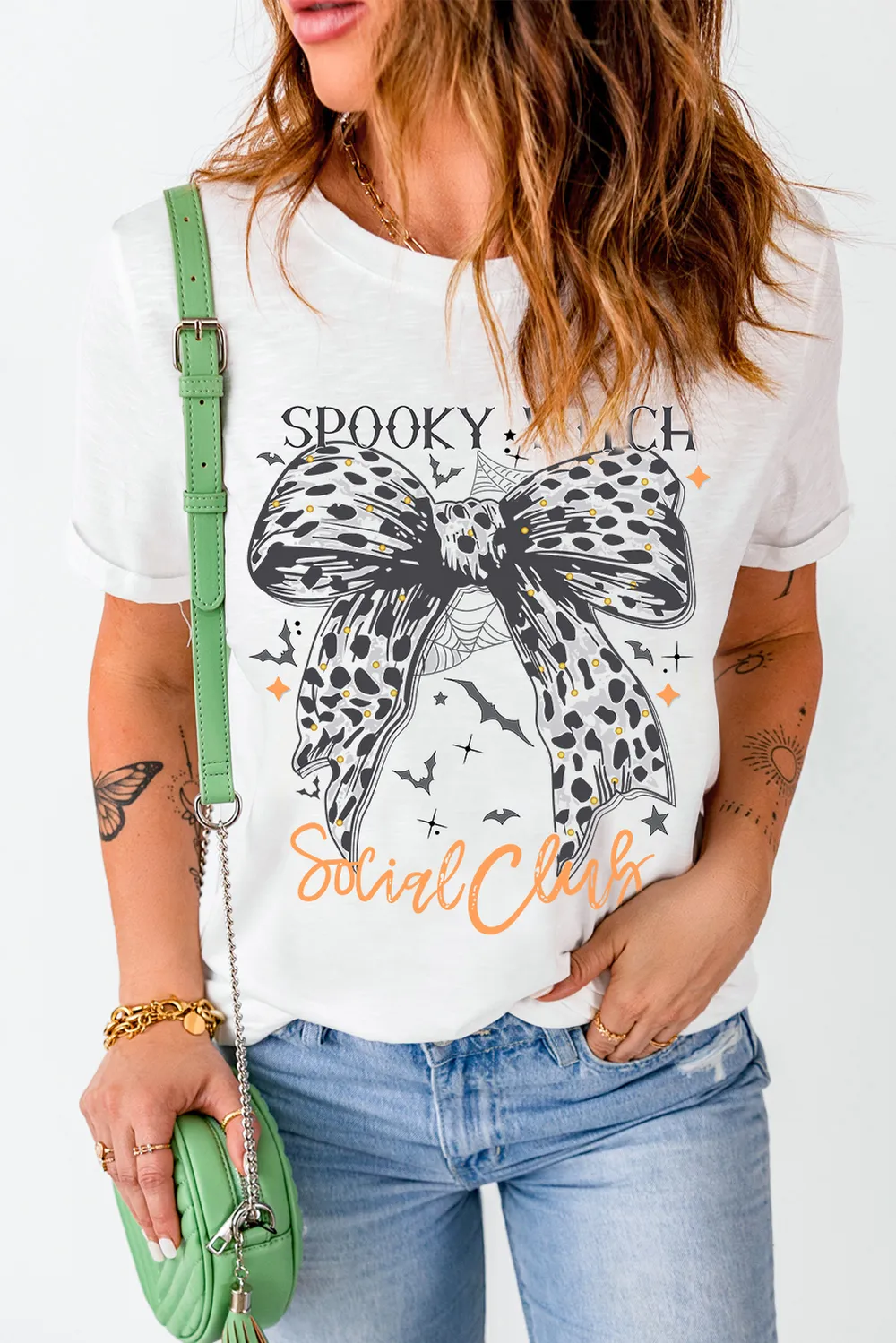 Graphic Round Neck Short Sleeve T-Shirt, image 4