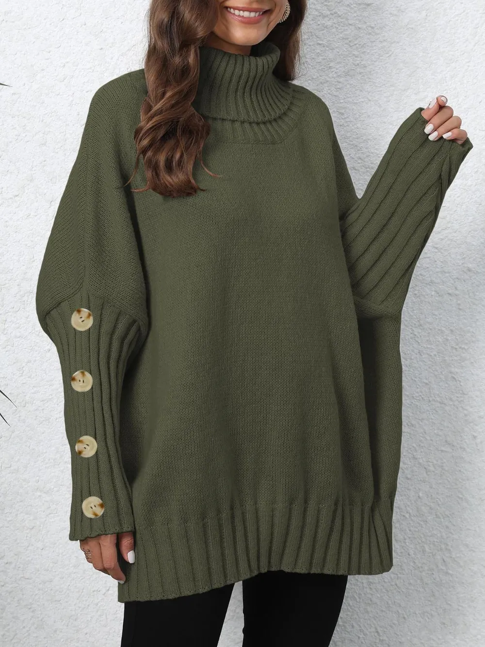 Turtleneck Long Sleeve Sweater, image 7