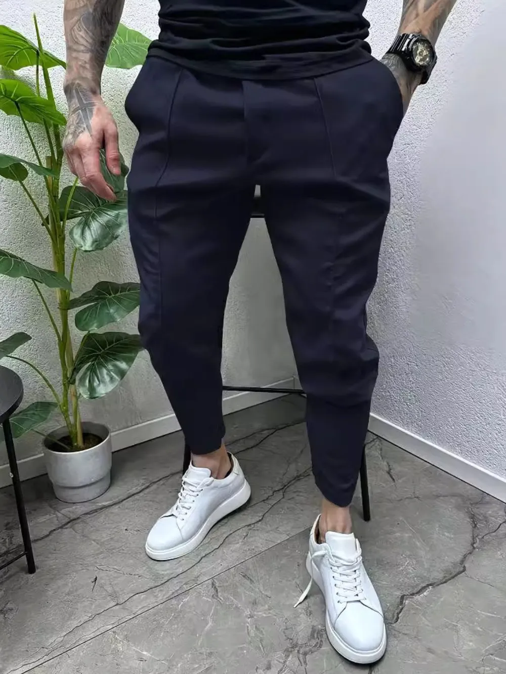 Men's Full Size Pockets Joggers Plus Size, image 4