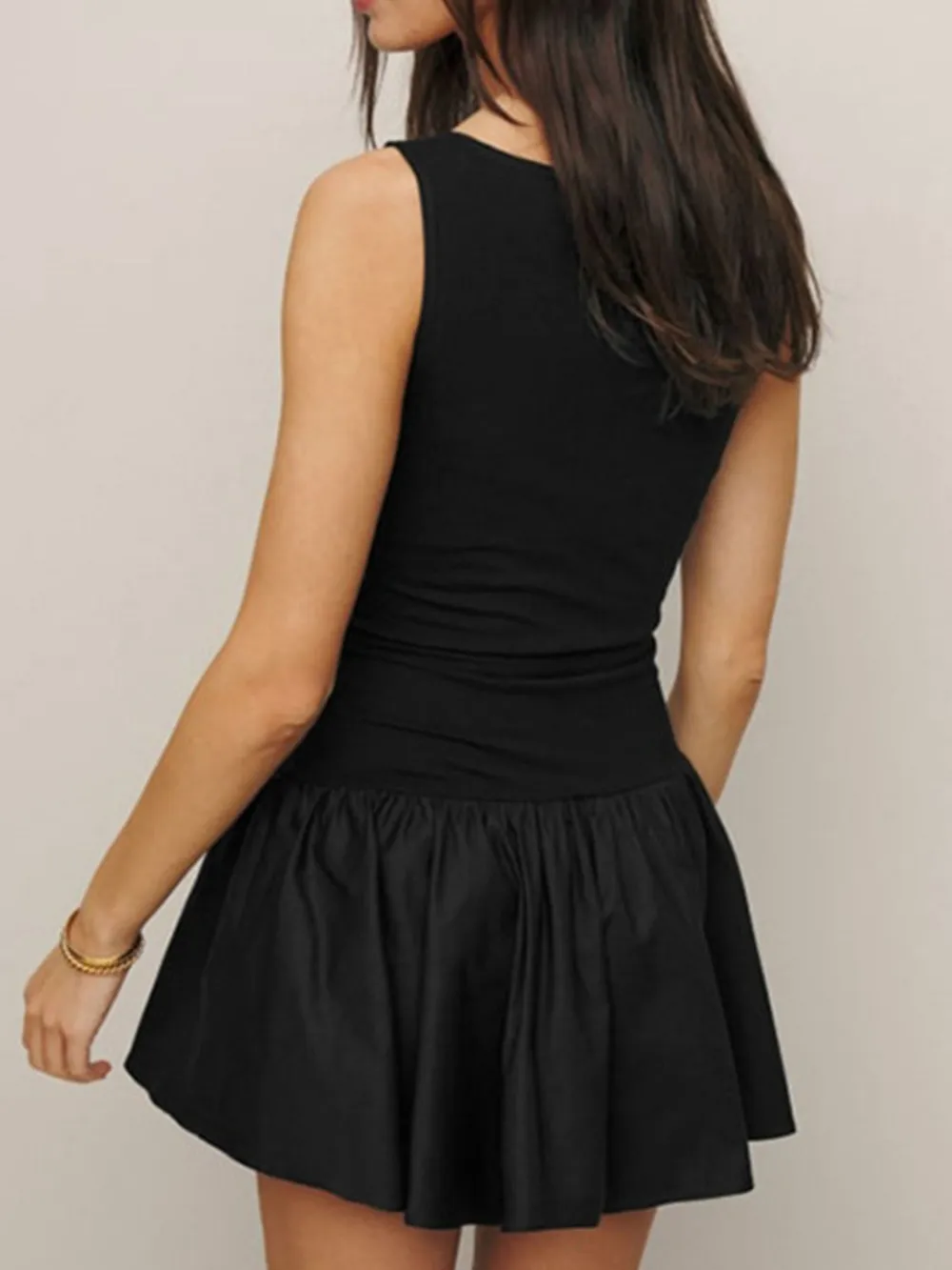 Sleeveless Ruched Mini Tank Dress, image 10
